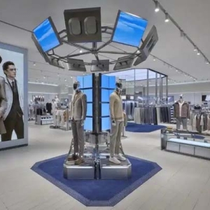 利郎马来西亚未来感形象店开业，重塑男装购物新场景