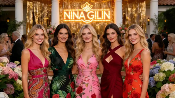 映耀感恩季！NINA GILIN女装2026新年高定点亮美国东西海岸