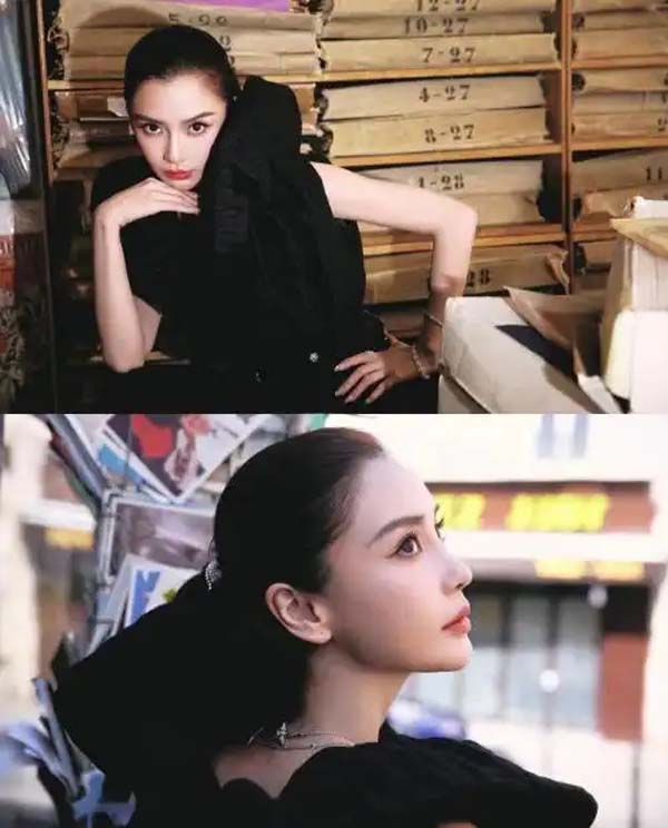Angelababy亮相巴黎时装周