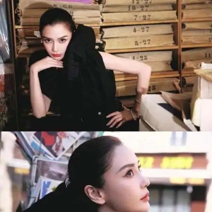 Angelababy亮相巴黎时装周